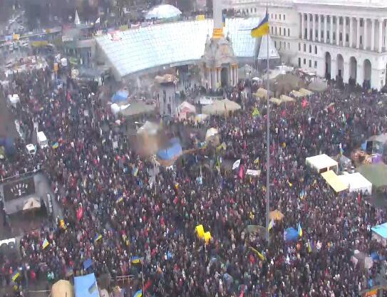 митинг евромайдан вече