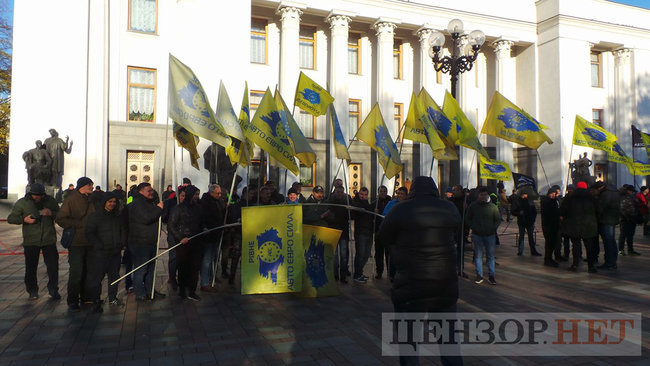 Rally outside Ukrainian parliament: Owners of cars registered abroad demanding affordable customs clearance rates for their vehicles 03