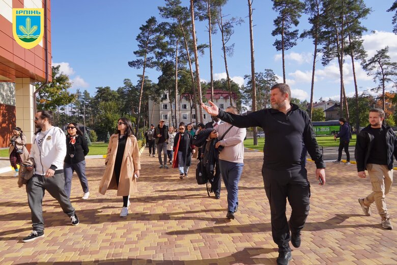 Delegation of Global South countries visited sites of Russian war crimes in Irpin 01