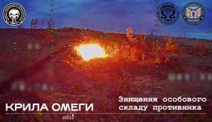 "Крила ОМЕГИ" знищили особовий склад окупантів ударами FPV-дронів. ВIДЕО