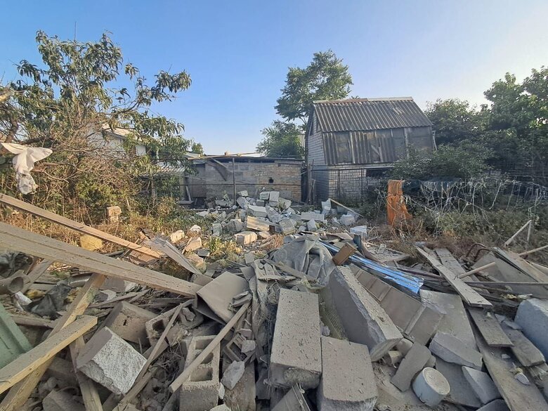 Consequences of the shelling of the Nikopol region