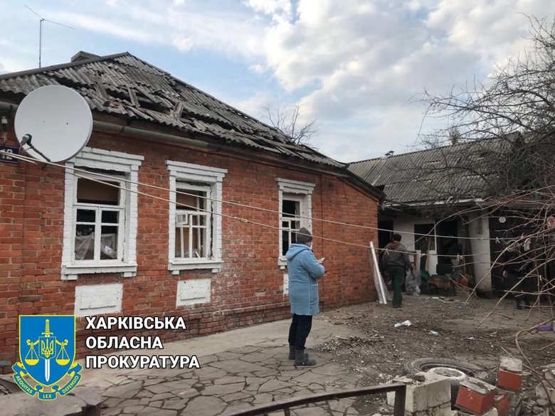 Russian army fired on Zolochiv in Kharkiv region, four people were wounded 02