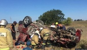 6 человек попали в больницу после ДТП в оккупированном Крыму
