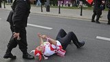 Варшавское побоище межу полицией и фанатами Польши и России. ФОТОрепортаж+ВИДЕО