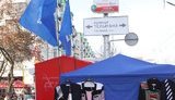 "Стабільність подолано": агитационные палатки ПР используют для торговли. ФОТО