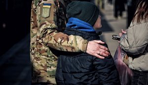 діти, військовий