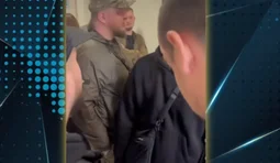 Тітушки на суді по справі Шабуніна