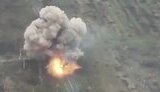 російська бронемашина наїхала на міну
