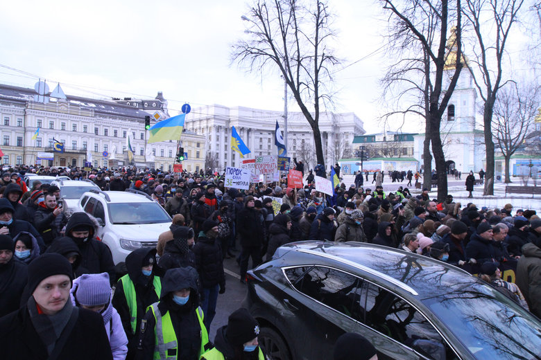Хода на підтримку Порошенка з-під Печерського суду до Офісу Зеленського 17