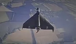 Ukrainian drone attacks Russian Shahed