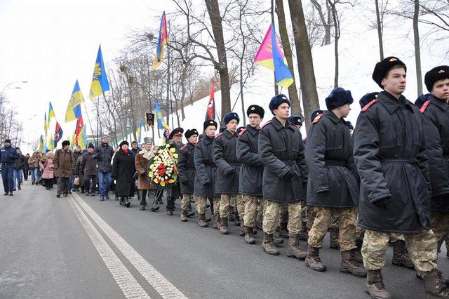 Kruty Heroes commemorated with march and requiem in Kyiv 06