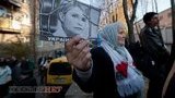 Тимошенко в СИЗО, митингующие на заборе, беркутовцы под военторгом. ФОТОрепортаж