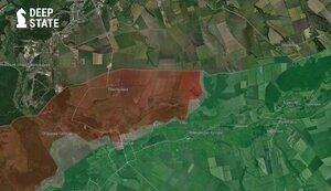 Карта боевых действий в районе Тихого