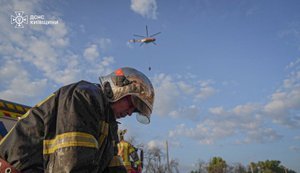 It took more than day to deal with aftermath of Russian attack: large-scale fire at warehouses in Kyiv region has been brought under control. PHOTO