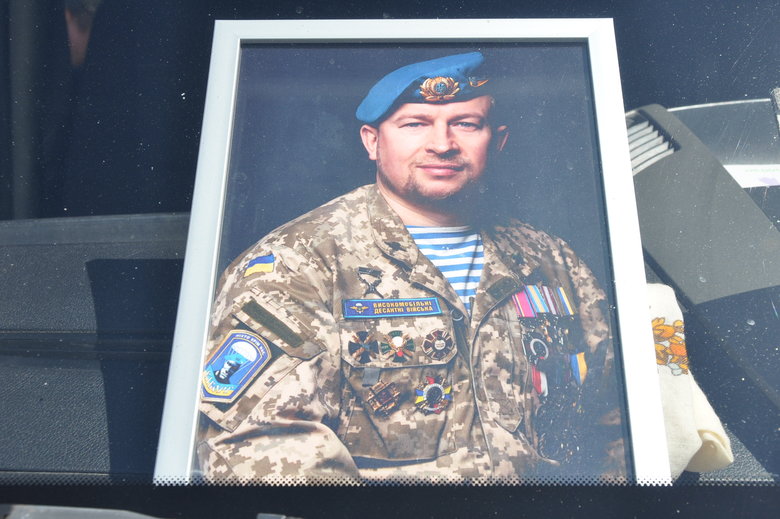 Farewell to cyborg paratrooper of 95th Brigade Ruslan Borovik, who died in battles with Russian occupiers in east, said goodbye in Kyiv 17