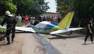 Two people injured due to fall of light plane in Malynivsky district of Odesa. PHOTO