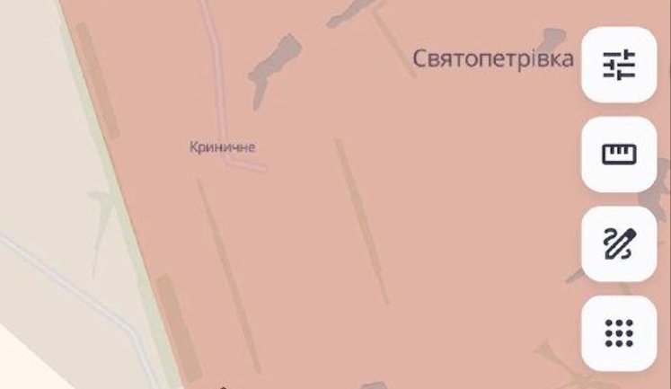 Ворог просунувся поблизу Криничного на Запоріжжі, - DeepState. МАПА