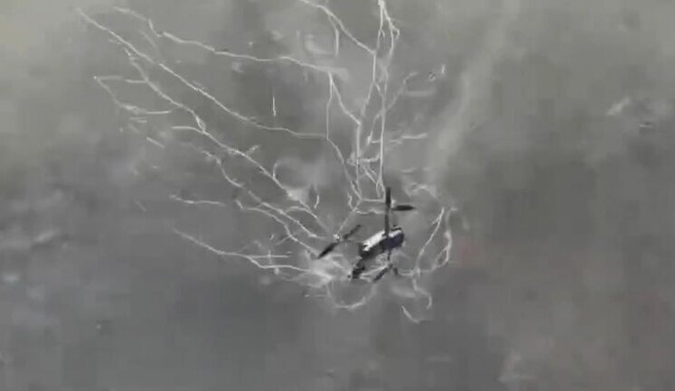 "Net-shooter" drone catches Russian Mavic 3. VIDEO