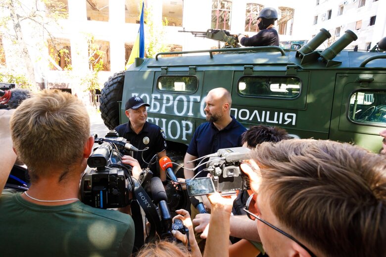 Російський Тигр у Харкові: трофейна техніка вийшла на патрулювання міста 03