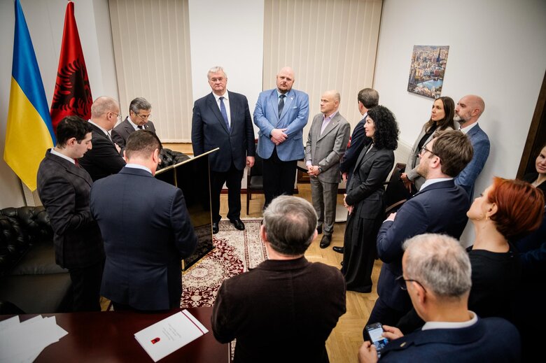відкриття посольства Албанії