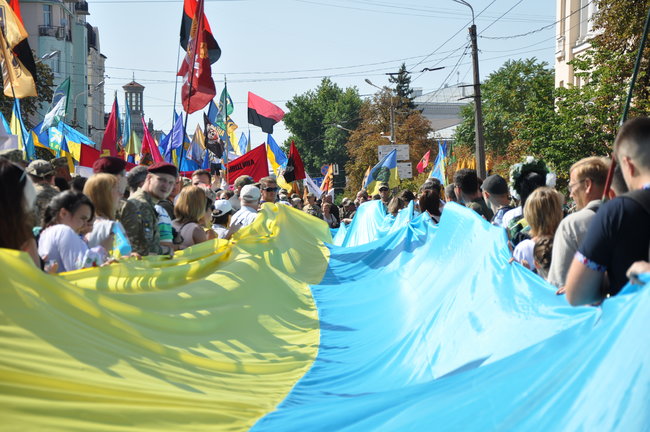 Марш захисників України в Києві завершився 18
