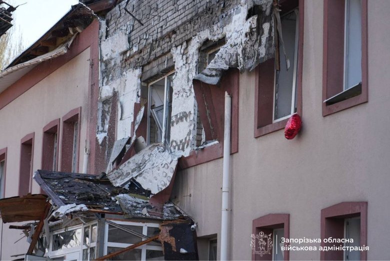 Удар по Запоріжжю 13 квітня