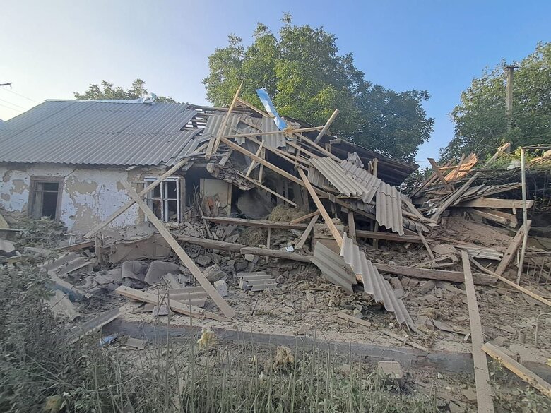 Consequences of the shelling of the Nikopol region