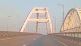 Traffic on the Crimean Bridge
