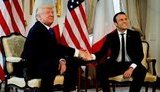 и трамп макрон