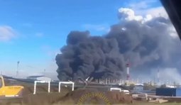 Масштабна пожежа спалахнула на ЛВДС Самара у РФ
