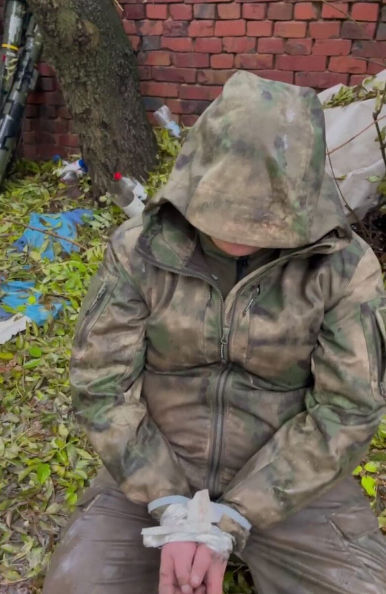 Нацгвардійці розбили російську ДРГ і захопили в полон мобілізованого з ДНР 01