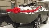 Харьковские убоповцы заработали китайский БТР с бантиком. ВИДЕО.
