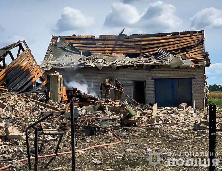 Наслідки обстрілів Запорізької області