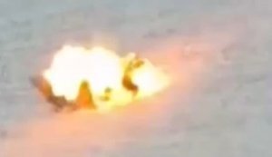 Український екіпаж гвинтокрила Мі-8 збив російський "Шахед" кулеметним вогнем. ВIДЕО