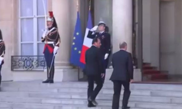 путин олланд и