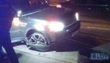 Патрульні в Києві прострелили колеса джипу, який створив аварійну ситуацію. ФОТО