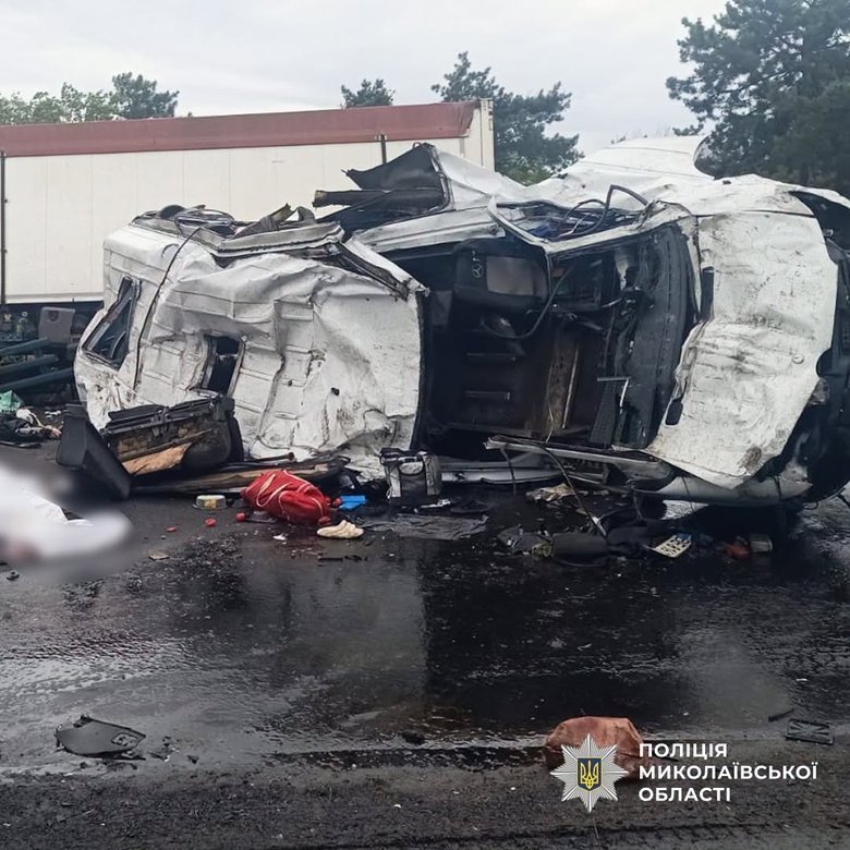 Road accident in the Mykolaiv region