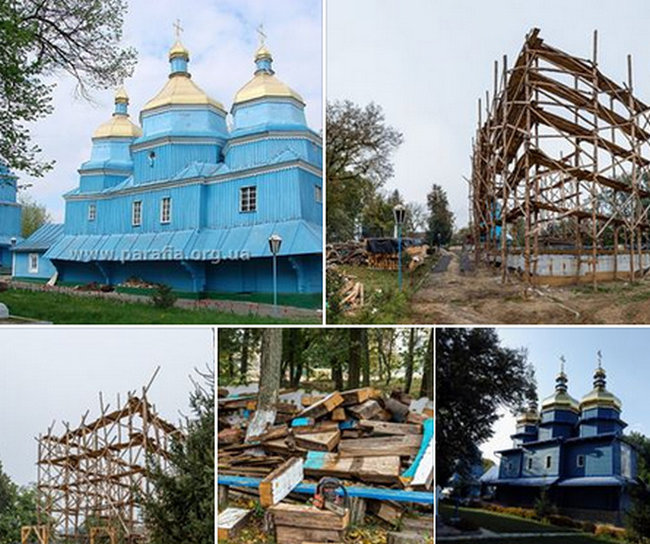 Буде, як нова: парафіяни зруйнували унікальний 300-річний козацький храм на Вінниччині 02