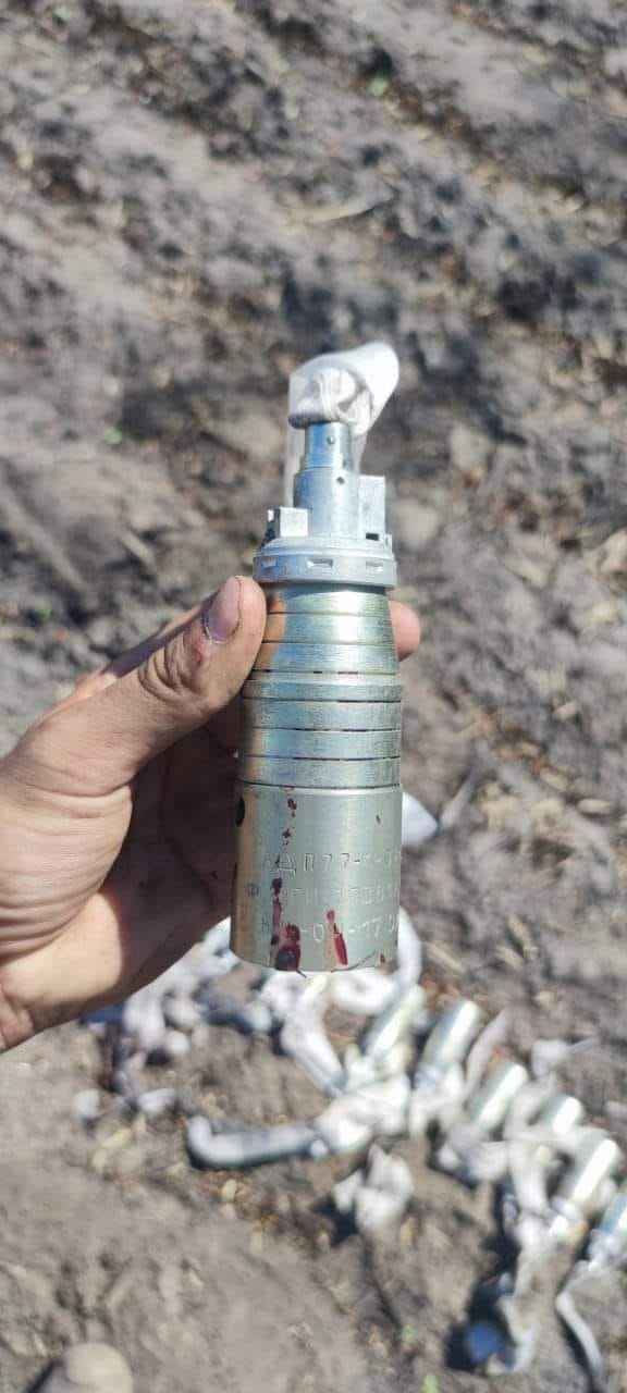 Enemy artillery shelled village of Zahradivka in Kherson region 01