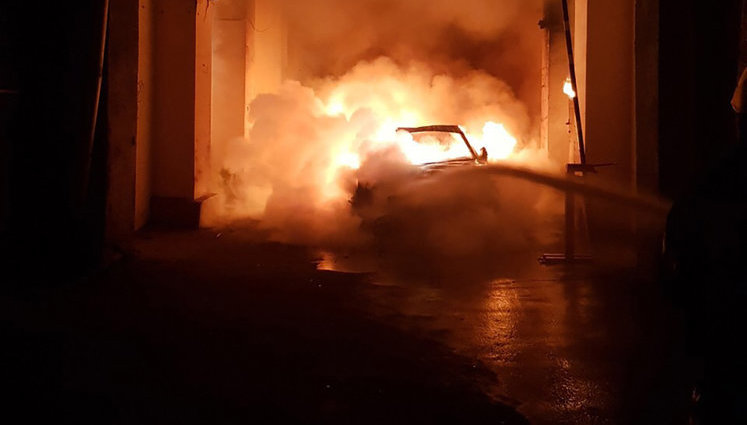 Ex-NBU governor Hontareva reports about attack on family of her son in Kyiv. VIDEO&PHOTOS