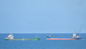 Chinese vessel damages communication cable