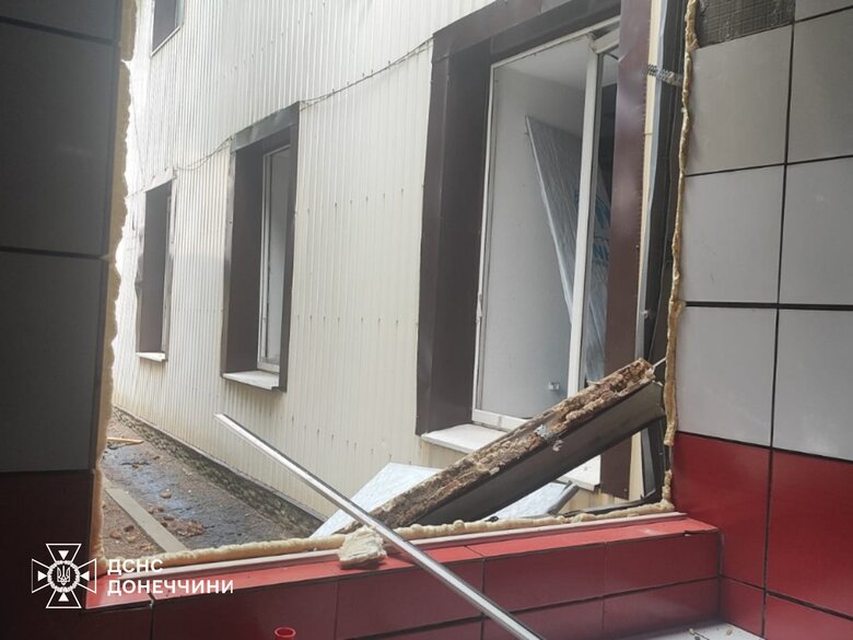 Strike on Druzhkivka in Donetsk region on 16 July