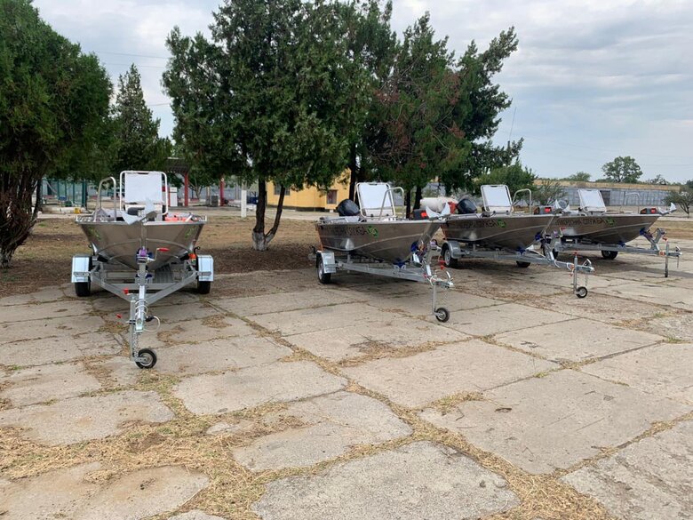 На Одещині прикордонники отримали від ЄС 4 патрульні катери UMS – 425CC 02 На Одещині прикордонники отримали від ЄС 4 патрульні катери UMS – 425CC 02