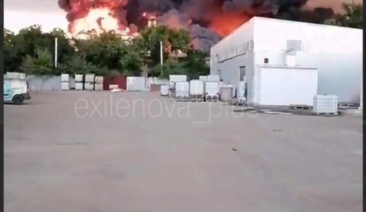 Wildberries logistics centre was also attacked in Stavropol Krai of Russian Federation. VIDEO