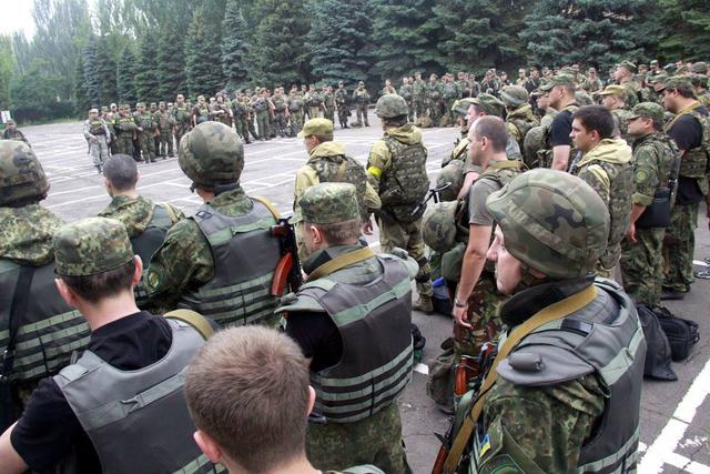 мариуполь военные батальон ато военнослужащие