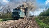 пожежа,електропоїзд
