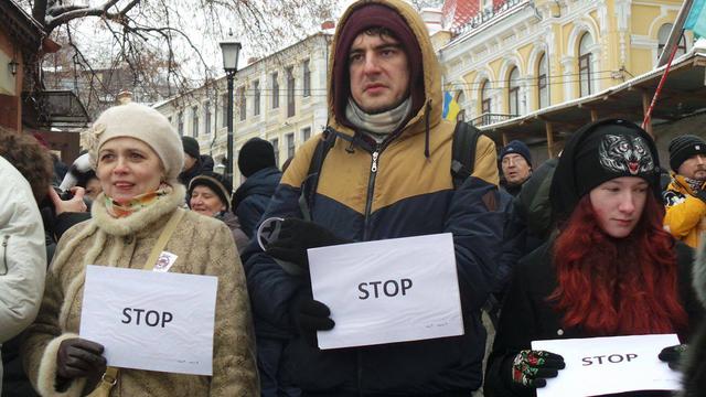 "Остановим строительный беспредел": На Андреевском спуске протестовали против уничтожения исторического Киева 10