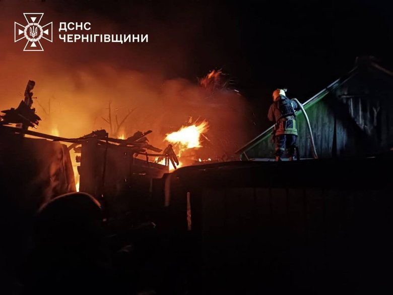 Городня після обстрілу