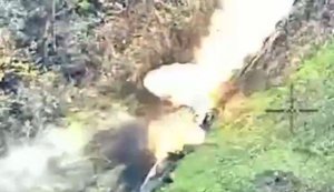 Український FPV-дрон 31-ї ОМБр уразив російський РСЗВ "Ураган". ВIДЕО