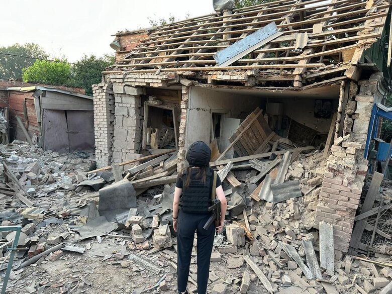 Наслідки обстрілів Донеччини